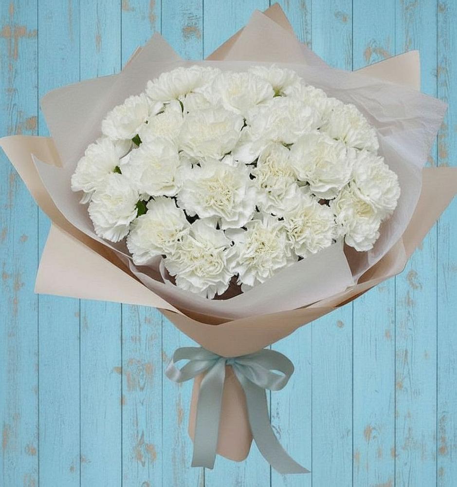 Букет цветов из: Гвоздики в Спас-Клепиках