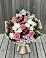 Букет цветов из: Альстромерии, Гвоздики, Розы и Хризантемы в Спас-Клепиках