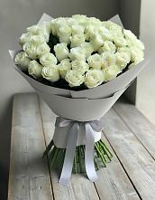 Букет 35 Белых роз в Спас-Клепиках