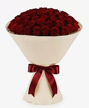 Букет 101 Бордовая роза Блэк Бакарра в Спас-Клепиках