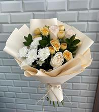 Букет цветов из:  Розы и Хризантемы #REPLACE_PRED# Спас-Клепиках