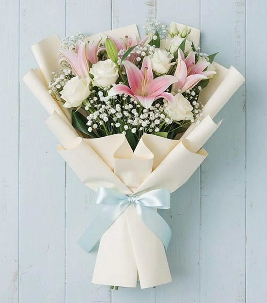 Букет цветов из: Лилии в Спас-Клепиках