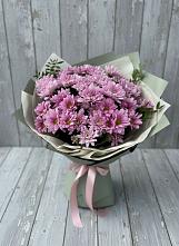 Букет цветов из:  Хризантемы в Спас-Клепиках