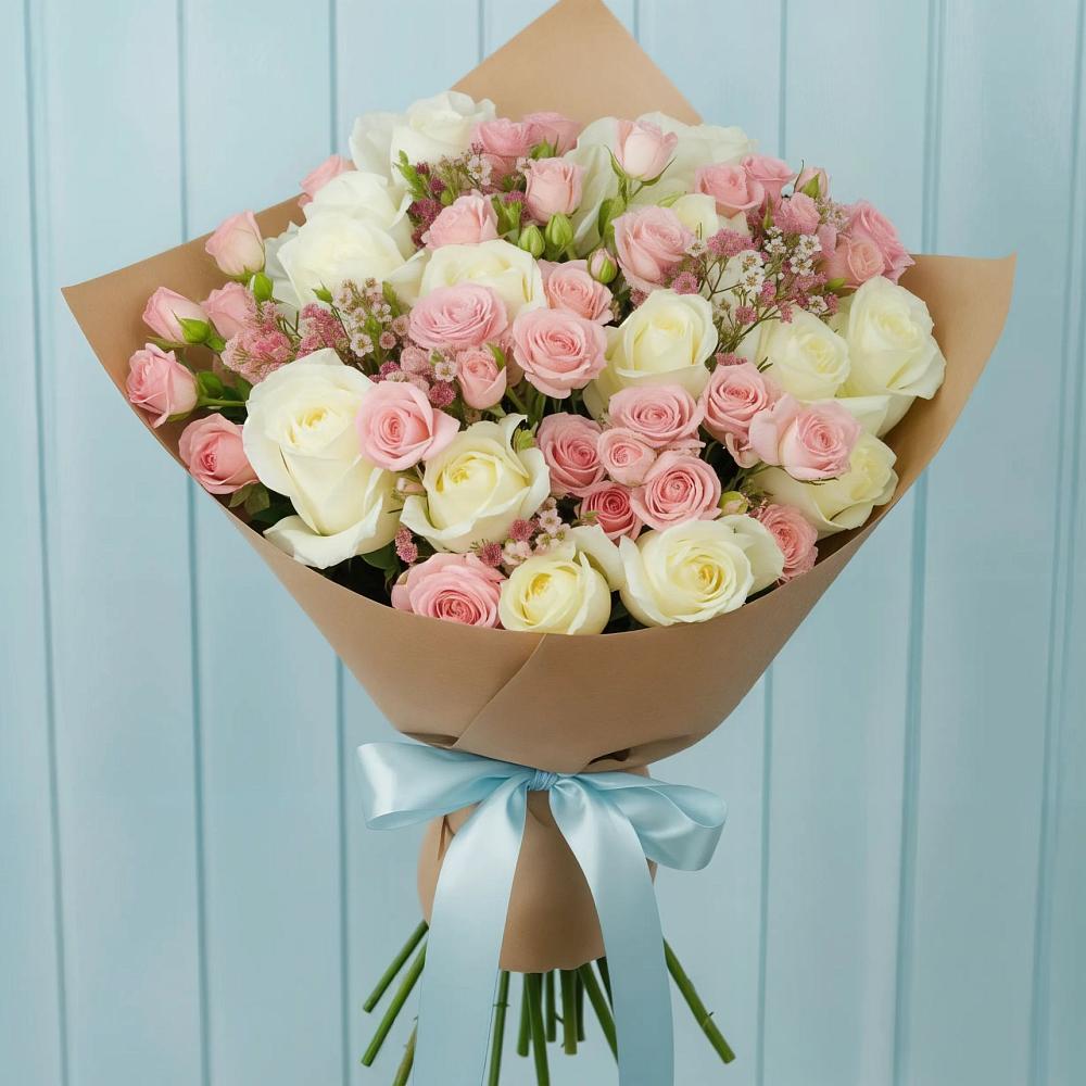 Букет цветов из: Розы в Спас-Клепиках