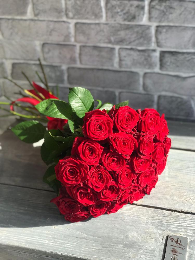 Букет Красные розы Фридом в Спас-Клепиках