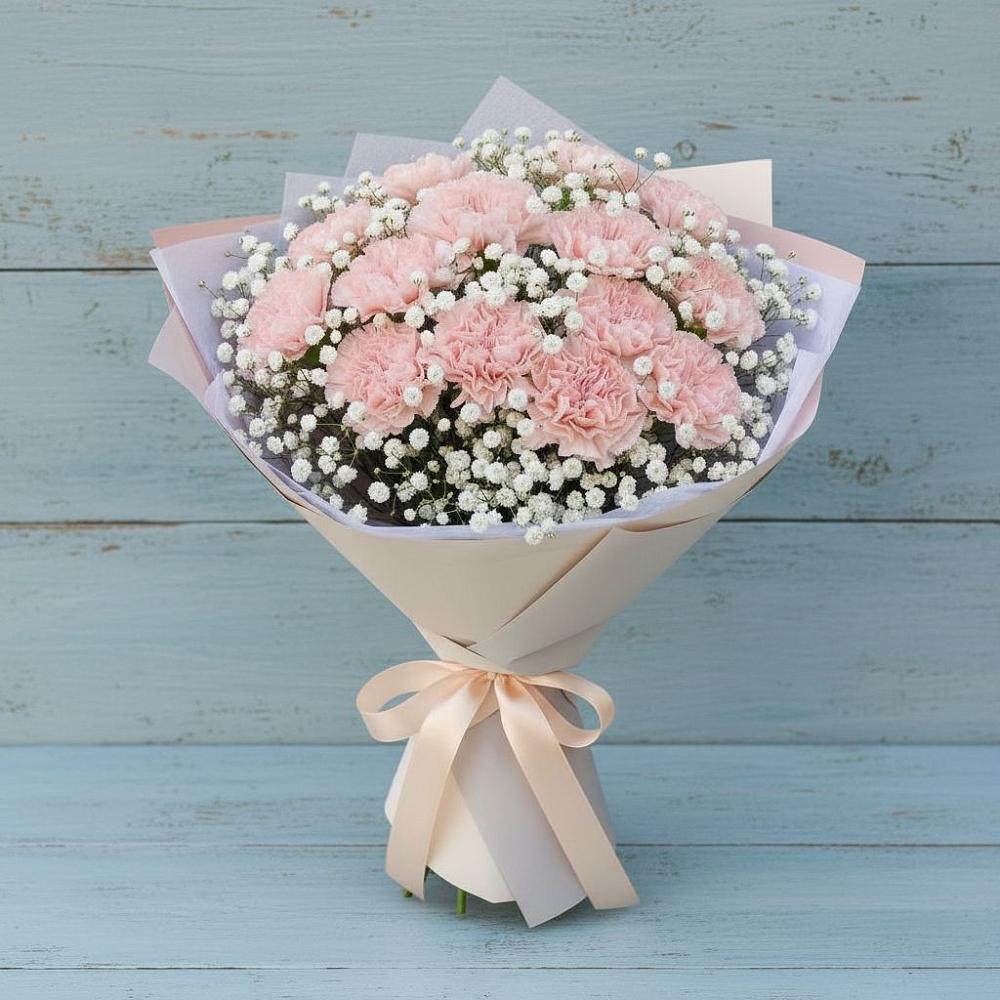 Букет цветов из: Гвоздики в Спас-Клепиках