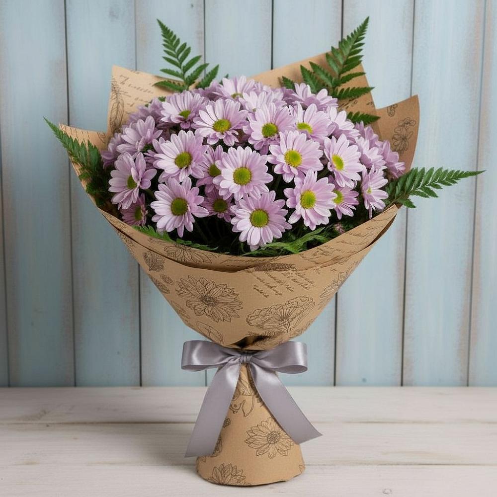 Букет цветов из: Хризантемы в Спас-Клепиках