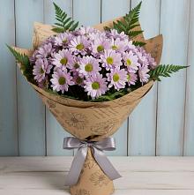 Букет цветов из:  Хризантемы в Спас-Клепиках