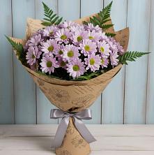 Букет цветов из:  Хризантемы в Спас-Клепиках