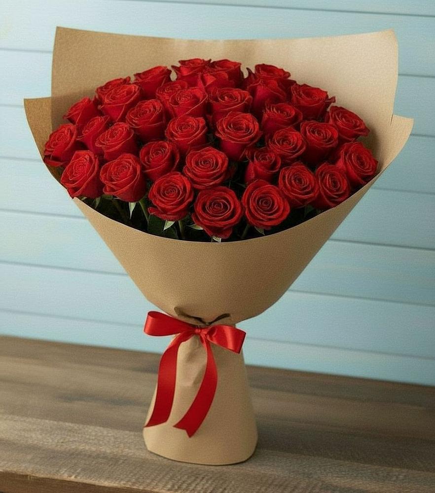 Букет Красные розы Милано в Спас-Клепиках