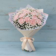 Букет цветов из:  Гвоздики в Спас-Клепиках