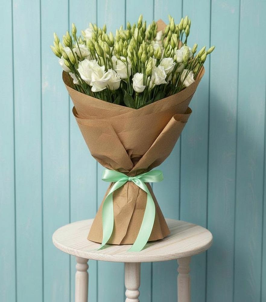 Букет цветов из: Лизиантусы в Спас-Клепиках