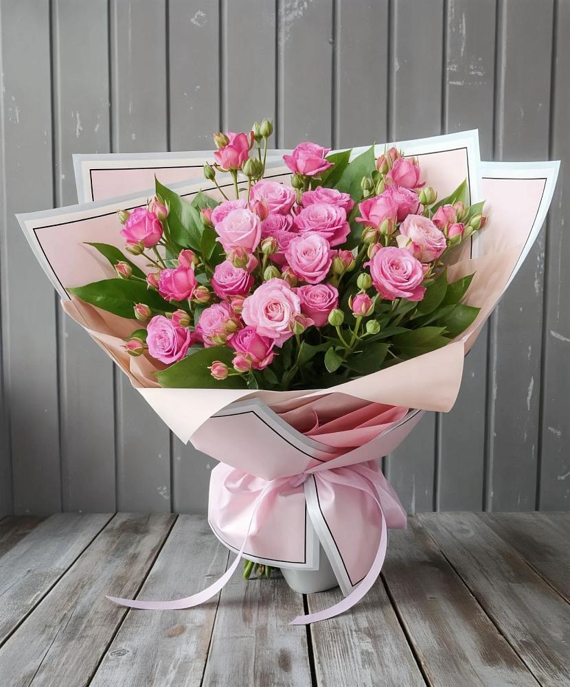 Букет Розовый кустик в Спас-Клепиках