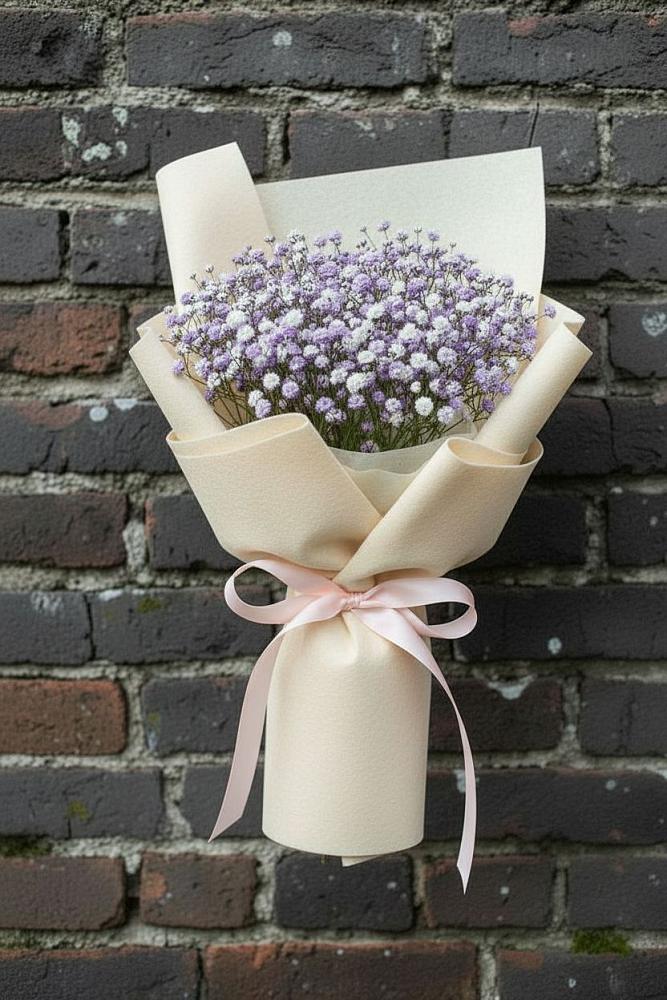 Букет цветов из: Гипсофила в Спас-Клепиках