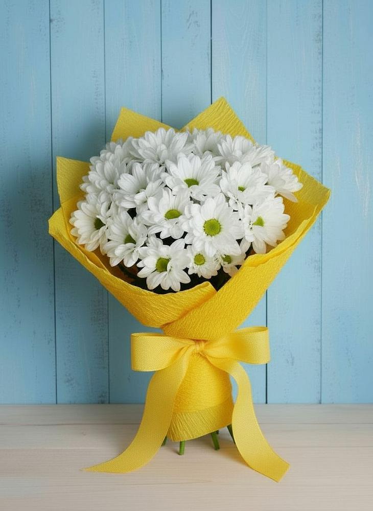 Букет цветов из: Хризантемы в Спас-Клепиках