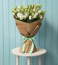 Букет цветов из:  Лизиантусы в Спас-Клепиках