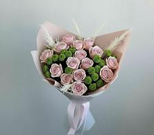 Букет цветов из:  Розы и Хризантемы в Спас-Клепиках