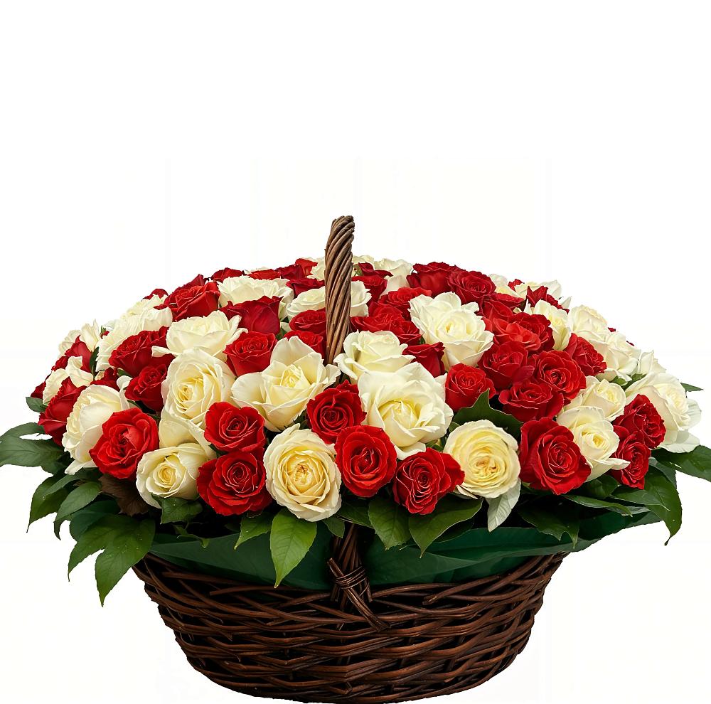 Премиум букет из: Розы в Спас-Клепиках