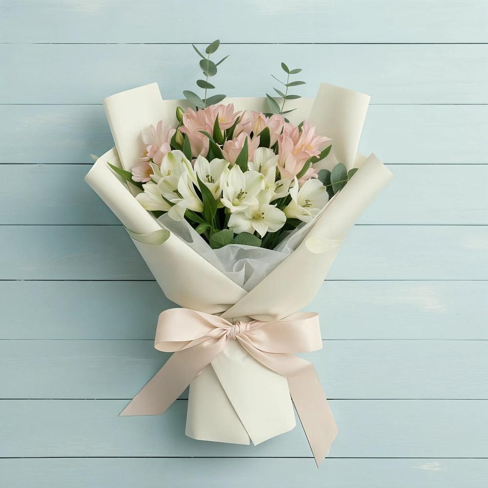 Букет цветов из: Альстромерии в Спас-Клепиках