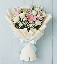 Букет цветов из:  Лилии в Спас-Клепиках