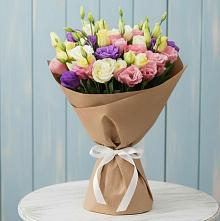 Букет цветов из:  Лизиантусы в Спас-Клепиках